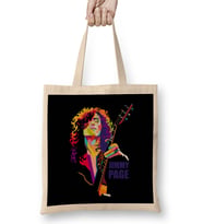 Jimmy Page In Pop Art Bez Çanta Uzun Saplı