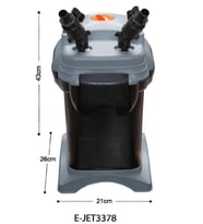 Jet 3378 Dış Filtre 1850 L/H