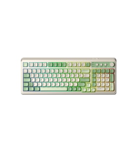 Aula S99 Retro Yeşil RGB %96 Kablolu/Kablosuz Oyuncu Klavyesi Teşhir