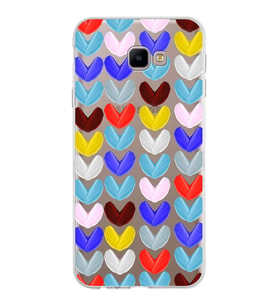 PrintiFy Samsung Galaxy J4 Core ile Uyumlu 1mm Slim Fit Water Color 1 Baskılı Şeffaf  Kılıf