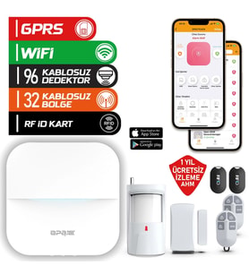 OPAX-W20-S GPRS/GSM/WiFi Kablosuz Alarm Sistemi