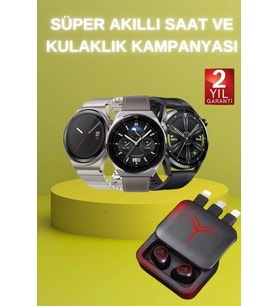 Ucuz Kaliteli Akıllı Saat Ve Powerbank Bluetooth Kulaklık 5.1 Stereo Anc Özelliği