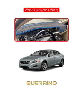 VOLVO S60 (2011-2017)TORPİDO KORUMA HALISI KIRMIZI KENAR