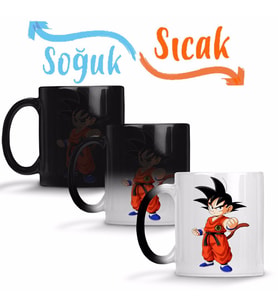 Classico Goku Sihirli Kupa Bardak Porselen