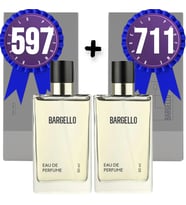 Bargello Parfüm 597 Erkek Woody 50 ML + 711 Erkek Fresh 50 ML EDP