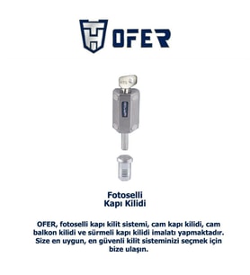 Ofer fotoselli kapılar için GÜVENLİKLİ emniyet kilidi YENİ TİP