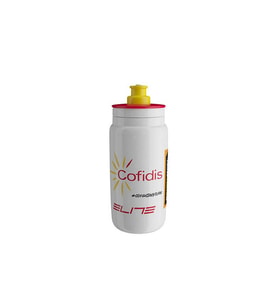 Elite Fly Team Cofidis Bisiklet Matarası 550ml (Beyaz)