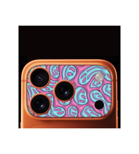 iPhone 17 Pro Max Tam Kaplayan Kamera Çerçeve Koruyucu Desenli Baskılı - EMOGY-FUN