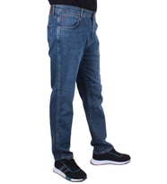 Twister Vegas 132-310 Mavi Yüksek Bel Rahat Paça Erkek Jeans Pantolon