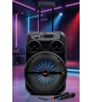 Midex MXR-280 Taşınabilir Mikrofonlu Işıklı Akülü Ses Sistemi Hoparlör (12 İnç 280 Watt)