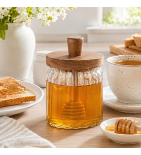450 ml Akasya Kapaklı Kaşıklı Cam Bal Kavanozu Saklama Kabı Pinterest Tasarım Erzak Bakliyat Kabı