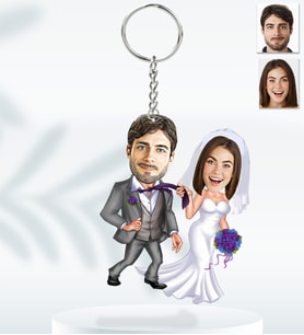 Kişiye Özel Sevgili Model  Ahşap Anahtarlık-19