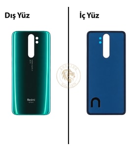 Xiaomi Redmi Note 8 Pro Orman Yeşili Arka Pil Kapağı Batarya Kapağı Lazer Kesim Back Cover