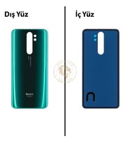 Xiaomi Redmi Note 8 Pro Orman Yeşili Arka Pil Kapağı Batarya Kapağı Lazer Kesim Back Cover