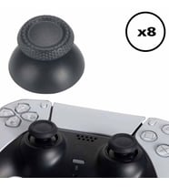 8 ADET Playstation 5 İçin Analog Başlık PS5 Topuz Kol Tamiri PS5 Uyumlu Yedek Parça Analog Cap (Siyah)