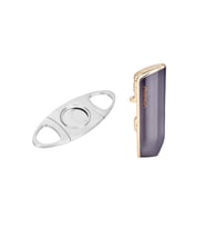 Parmida Gunmetal Üç Torch Pürmüz Çakmak Ve Metal Kesici Set - PRMDPKT1