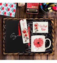 eJOYA Kişiye Özel Tasarım Defter & Kalem & Kupa & Akrilik Kitap Ayracı Hediye Kutusu 114393