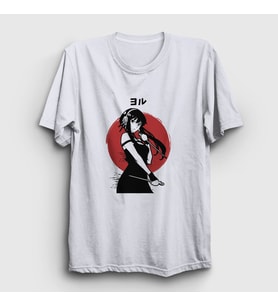 Presmono Unisex Beyaz Yor Forger Anime Spy X Family T-Shirt 319017tt
