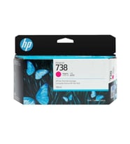 HP 738 Magenta Kırmızı 130ML Plotter Kartuşu 498N6A