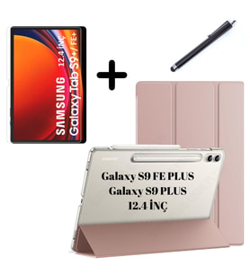 Samsung Galaxy Tab S9 FE Plus/S10 Plus/S9 Plus Kılıf SET PU Deri Smart Tablet Ki
