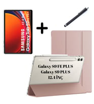 Samsung Galaxy Tab S9 FE Plus/S10 Plus/S9 Plus Kılıf SET PU Deri Smart Tablet Ki