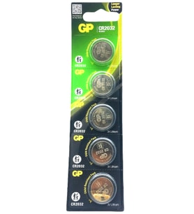GP LITHIUM CR-2032-2CPU5 PARA PİLİ 3V 5Lİ KART (5680)