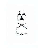 Mulvxbrf Brf02 Siyah Harness Takım O Halka Detaylı Vücut Aksesuarı - Brf1272 (Mulvix)