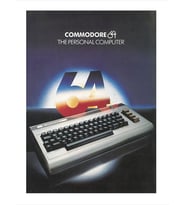 Commodore 64 Modern Mdf Tablo