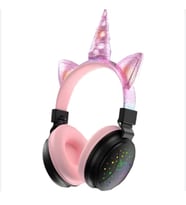 Unicorn Işıklı Bluetooth Kulaklık (Siyah)
