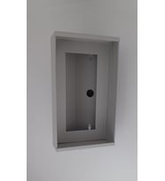 Yeni Açılı Diafon 14x25x10,5 Zil Paneli, Metal Yön Çevirme Ve Koruma Kutusu Bej