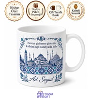 Kütahya Memleket Temalı Kişiye Özel Baskılı Kupa Bardak Hediye