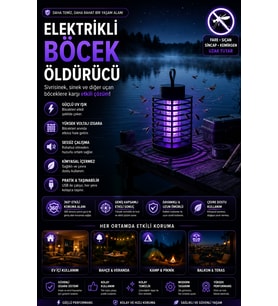 Gece Boyunca Koruma Sağlayan Elektronik Sivrisinek Çözümü