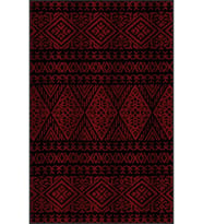Eliana Home Baskılı, Yıkanabilir Kaymaz Taban Salon Halısı LNA0188-SD842 100x150 cm (Bordo)