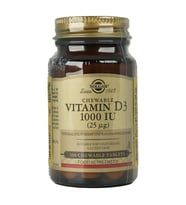 Solgar Vitamin D3 1000 IU 100 Çiğnenebilir Form
