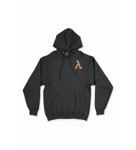 Half Life Cep Logolu Siyah Sweatshirt Hoodie
