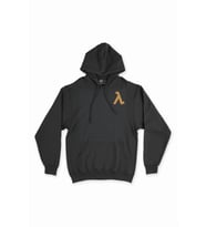 Half Life Cep Logolu Siyah Sweatshirt Hoodie