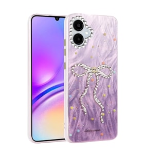 Newface Samsung Galaxy A06 Kılıf Blade Aynalı Desenli Kapak - Desen 1