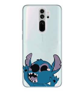 Redmi Note 8 Pro Uyumlu Stitch Desenli Şeffaf Telefon Kılıfı