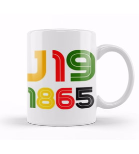 juneteenth juneteenth juneteenth 2021 1865 Kupa Bardak Porselen