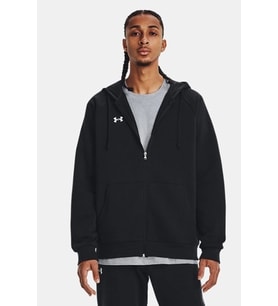 Under Armour UA Rival Fleece Fz Erkek Ceket (Siyah)