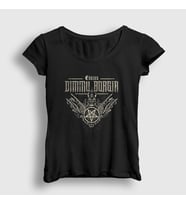 Presmono Kadın Siyah Eonian Dimmu Borgir T-Shirt 142087tt