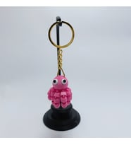 Ahtapot Pembe - Eklemli Anahtarlık