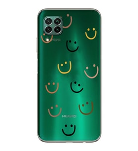 Huawei P40 Lite Uyumlu Baskılı Yumuşak Silikon Şeffaf Telefon Kılıfı