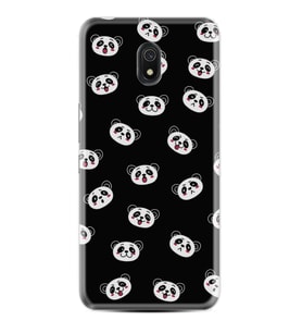 Xiaomi Redmi 8A 8 Pro 9C 9T 10C 11T Pro Kılıf Desenli Silikon Panda Suratları 1773
