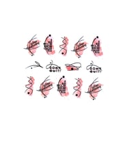 Mottolar Serisi-2 Nail Art Tırnak Sticker
