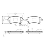 Bosch 0986Tb2397 Ön Balata Corolla 1.4/1.6 Vvtı Ym 02=>