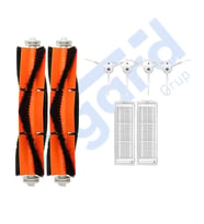Xiaomi Mop 2 Pro (MJST1SHW) -Mop 2 Lite Uyumlu 2 Ana Fırça 4 Yan Fırça 2 Filtre PKT-iasgf0000349