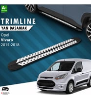 S-Dizayn Opel Vivaro B Kısa Şase TrimLine Gri Yan Basamak 213 Cm 2015-2018