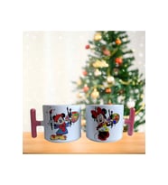 Ghostbastır Design Ressam Mickey ve Minnie Kahve Fincan Takımı 021