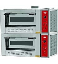 Empero EMP.9+9G Gazlı Pizza Fırını İki Katlı 30 cm 9+9 Pizza Kapasiteli - LPGli